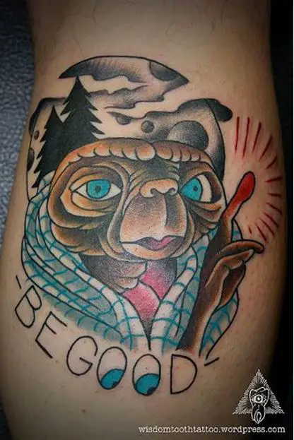 ET Be Good tattoo