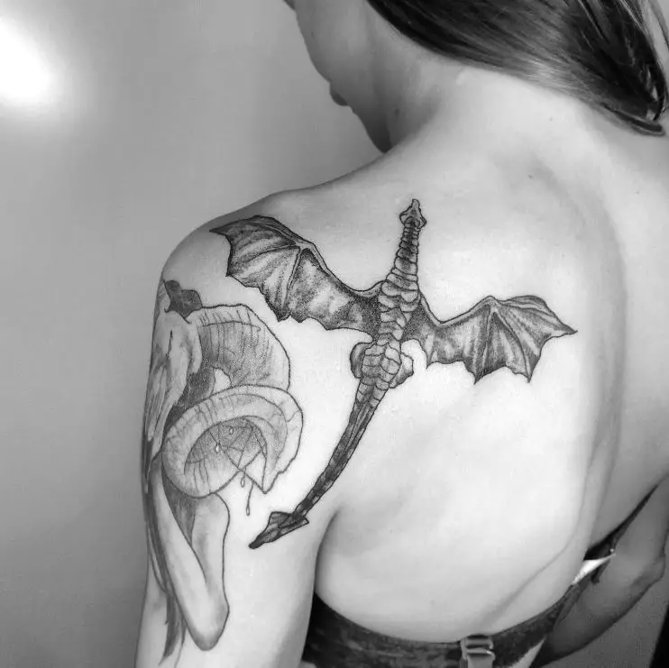 black dragon tattoo