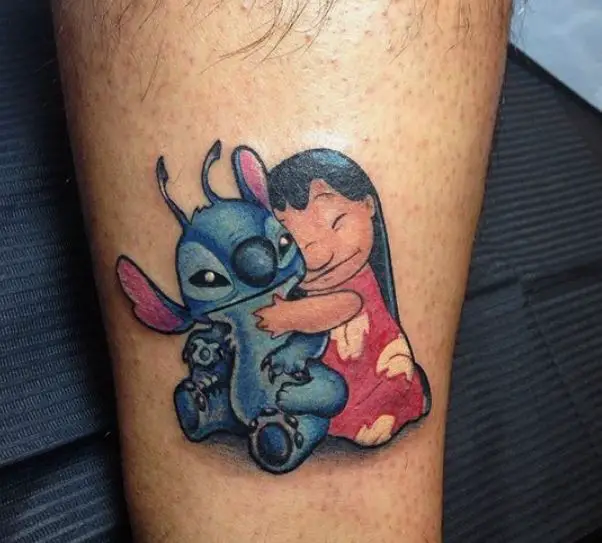 cartoon alien tattoo