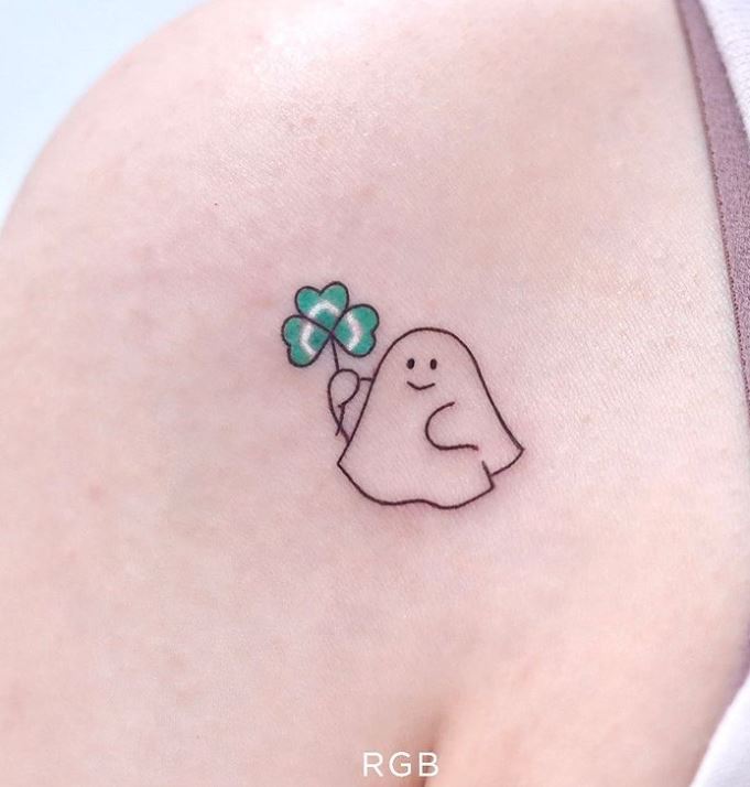 cartoon casper tattoo