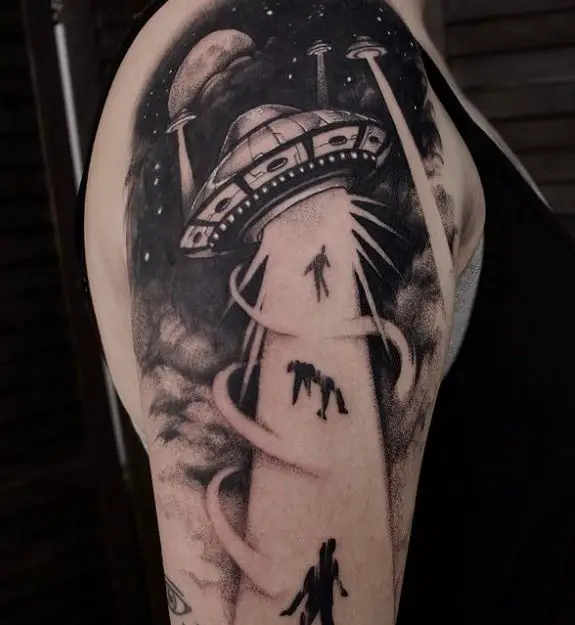 complex alien tattoo