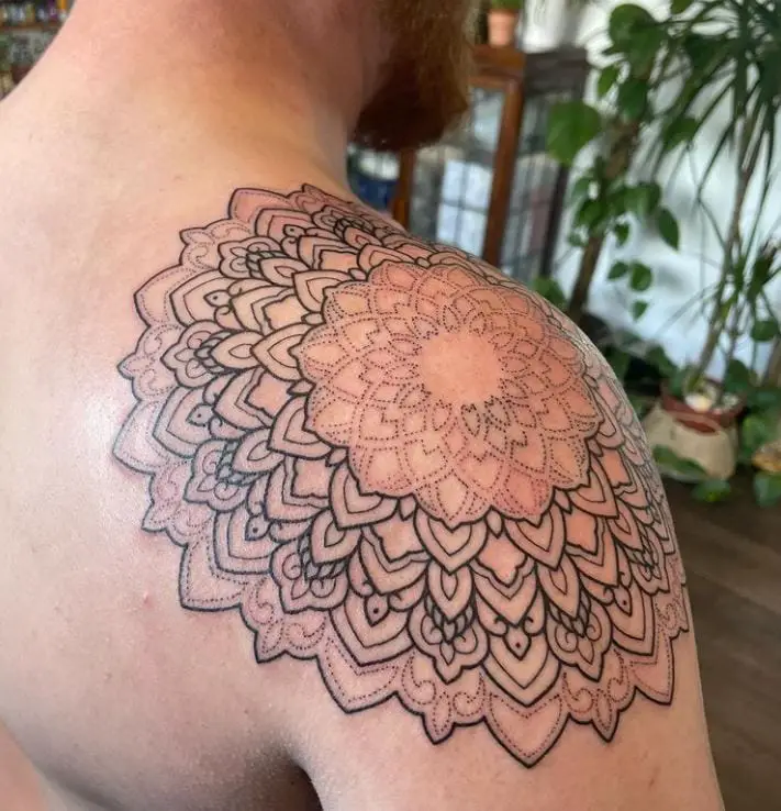 large mandala tattoo