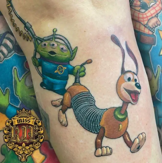 toy story aliens tattoo