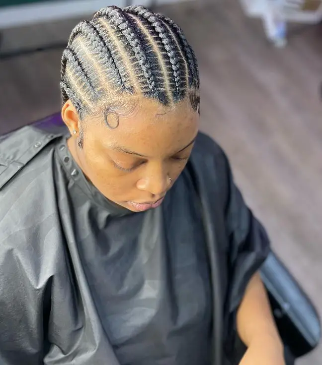 8 Stitch Fulani Braids