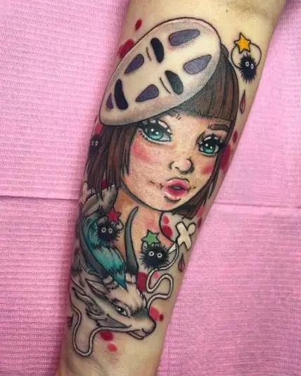 Anime Tattoo of Chihiro