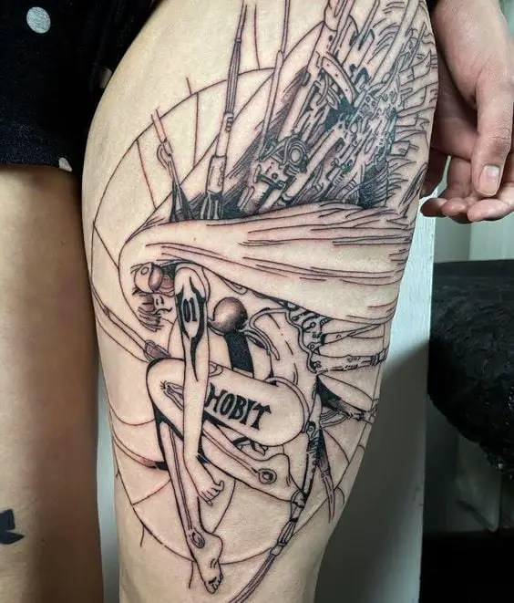 Appealing Anime Tattoo of Chi