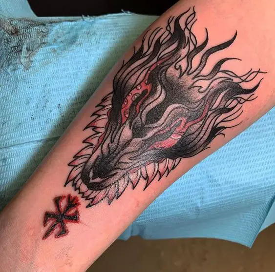Beast of Darkness tattoo