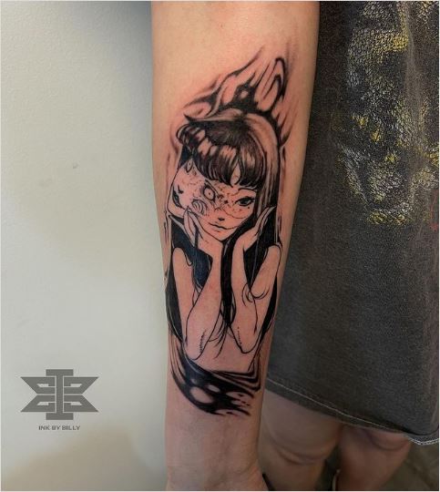 Black and Grey Inked Tattoo