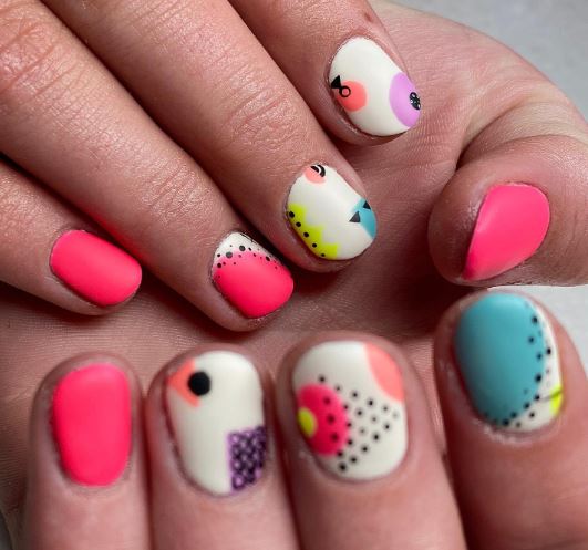 Cartoon Bright Summer Nails