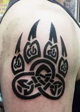 Celtic Bear claw tattoo