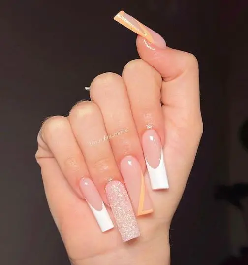 Classic Nude, White, and Topcoat