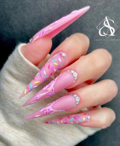 Cute Ice Cream Nails