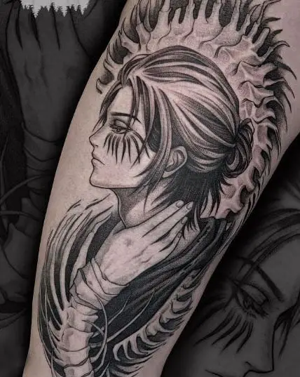 Eren Jaeger Tattoo Design