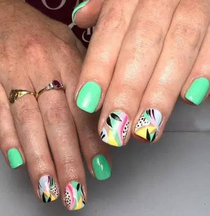 Fruit Cocktail Nails