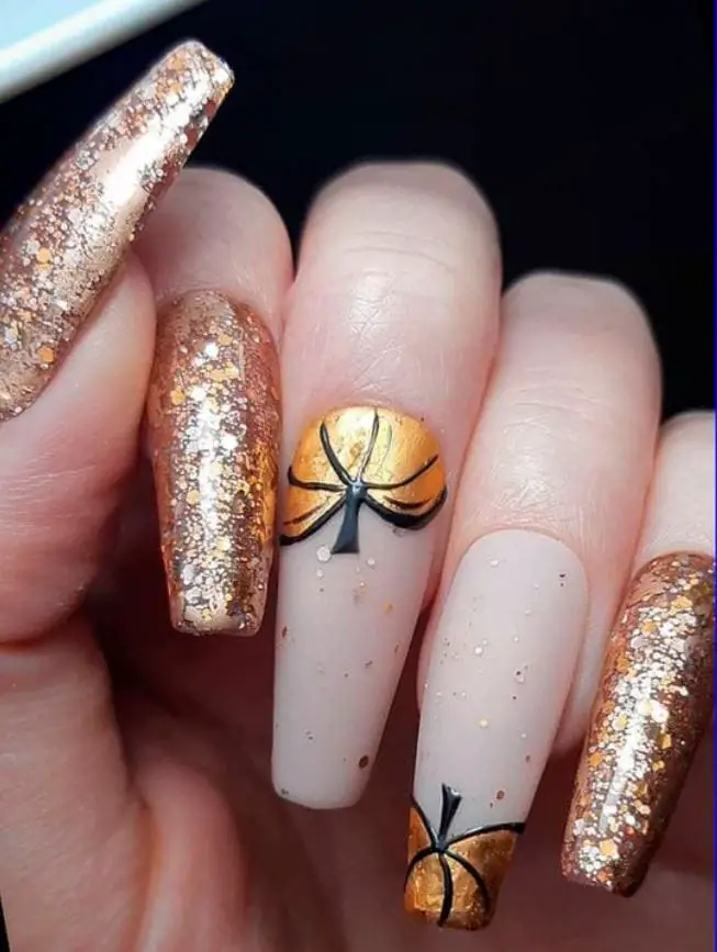 Halloween Coffin Nails