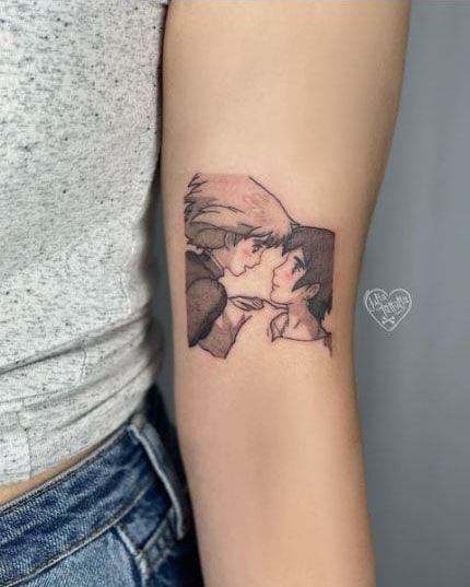 Howl and Sophie Tattoo