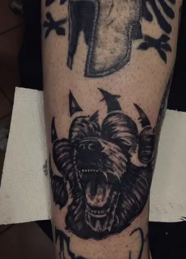 Inked Bear Paw Tattoo