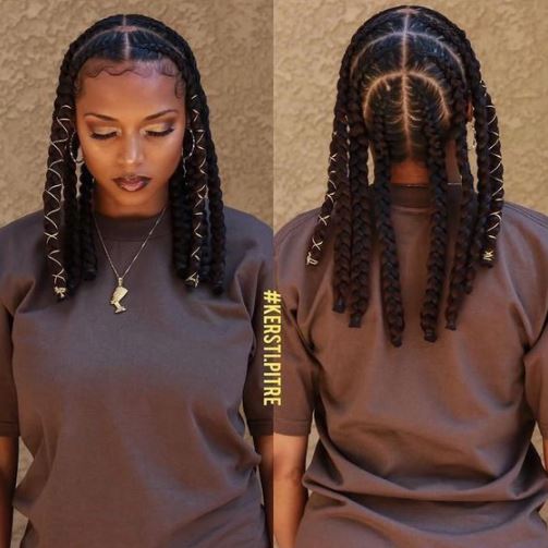 Large Fulani Tribal Braids