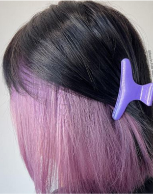 Lavender Shade Under Hair Highlight
