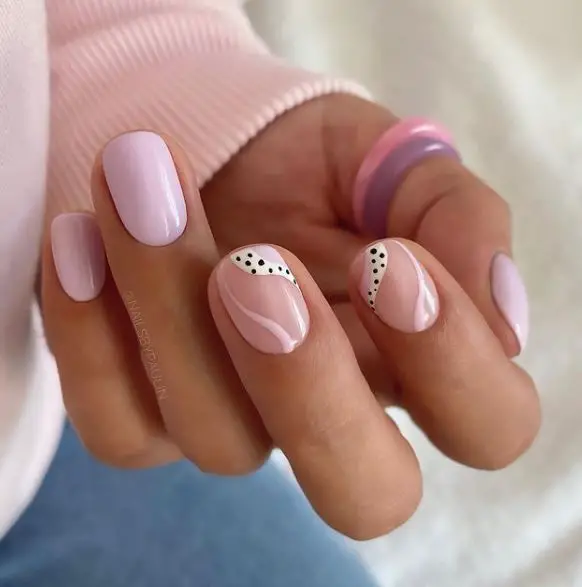 Lavender Spring Nails