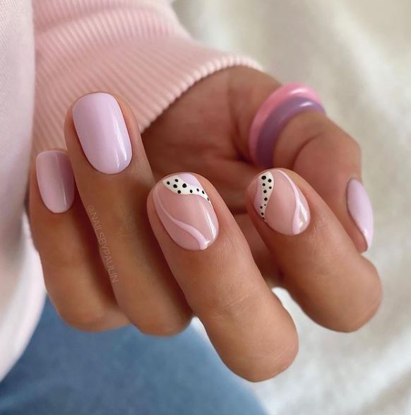 Lavender Spring Nails