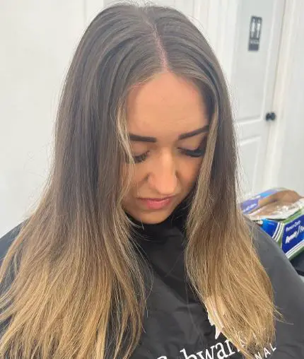 Light Brown Hair with Ash Blonde Highlights