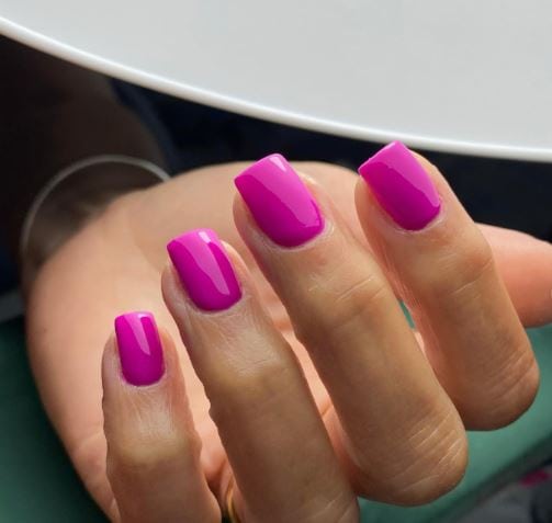 Magenta Bright Nail