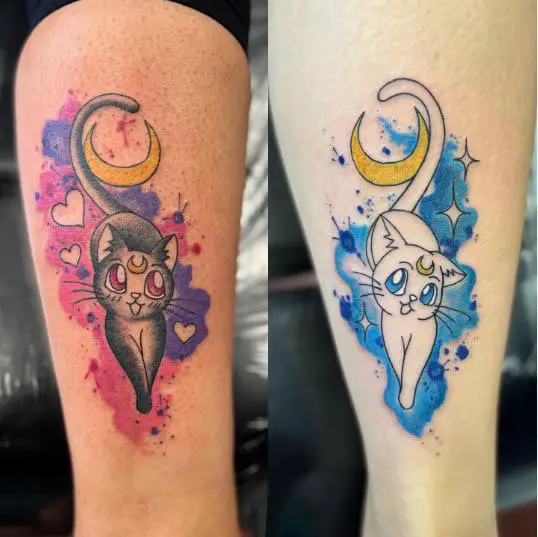 Matchy matchy Luna and Artemis Tattoos