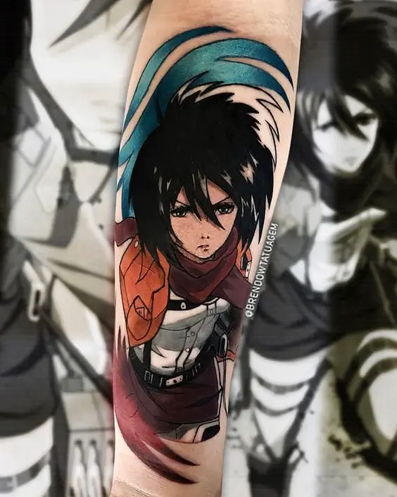 Mikasa Arckman Tattoo