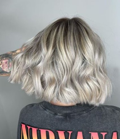 Mix of Dark and Blonde Highlight