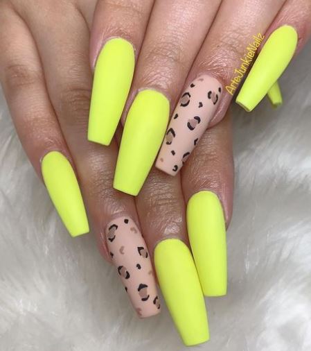 Neon Bright Nails