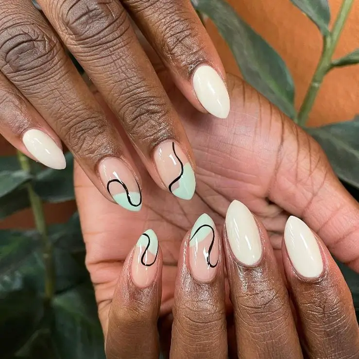 Nude Spring Nail Designs