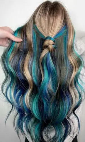 Ocean Blue Mermaid Hair Shade