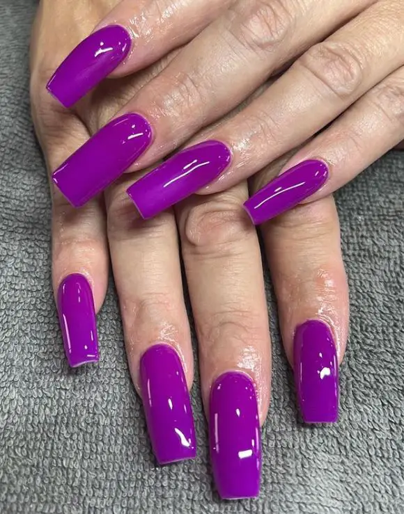 Purple Get Nail Acrylics