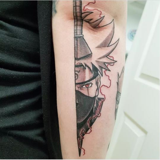 50 cool anime tattoos for yourself and for couples matching tat   Brieflycoza