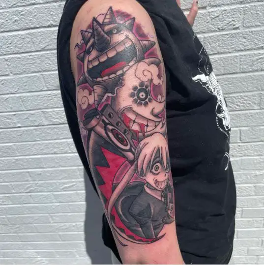 Tattoo uploaded by Xavier  Soul Eater AdamPerjatel perjateltattoo  anime traditional traditionalamerican souleater  Tattoodo