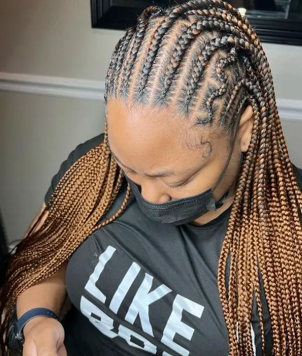 Stitch Braids in Honey Blonde