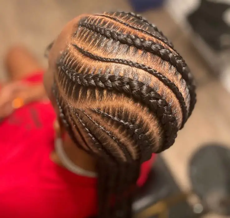 Thick and Thin Stitch Braids