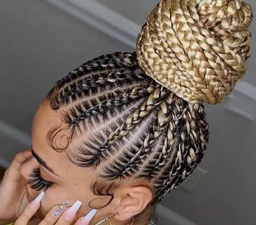 Top Knot Stitch Braids