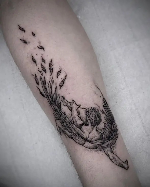 falling icarus tattoo
