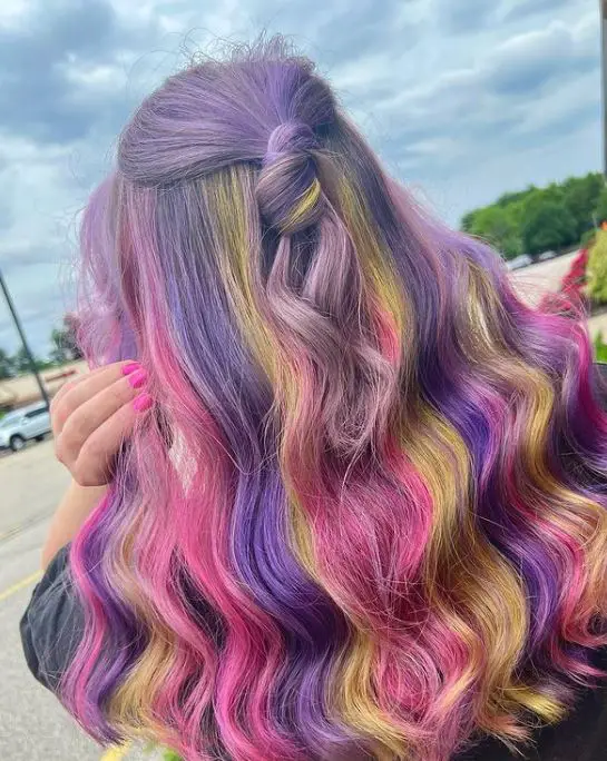 fancy unicorn hair colour