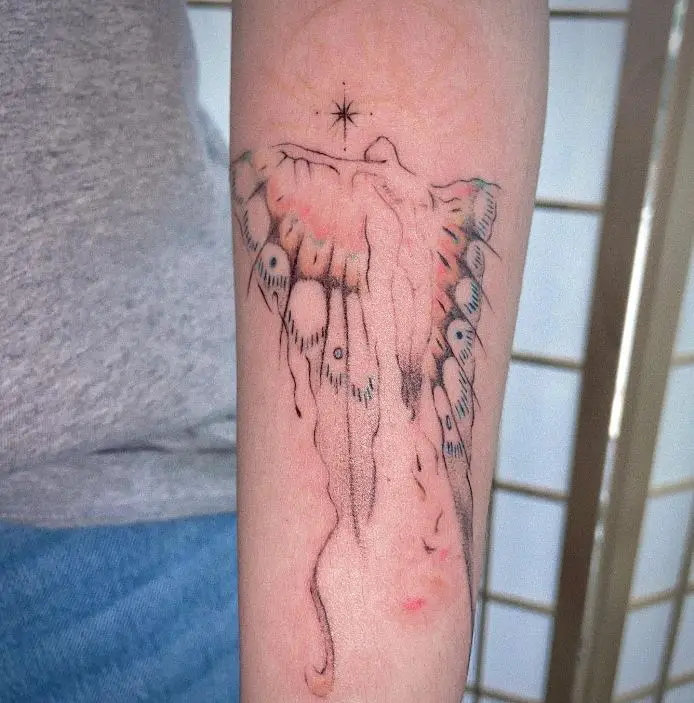 icarus butterfly tattoo