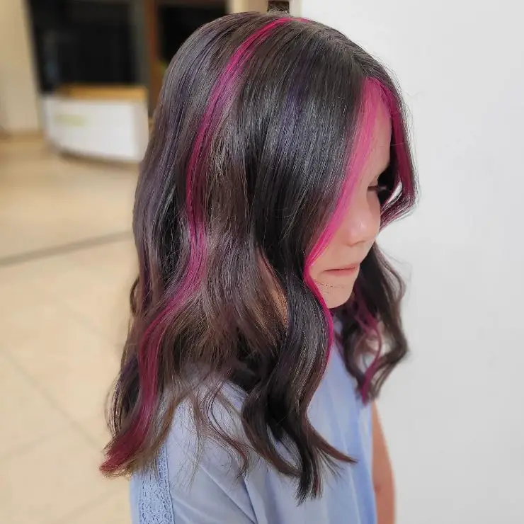 pink and purple hair