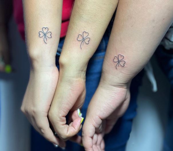 3 plant sister tattoos
