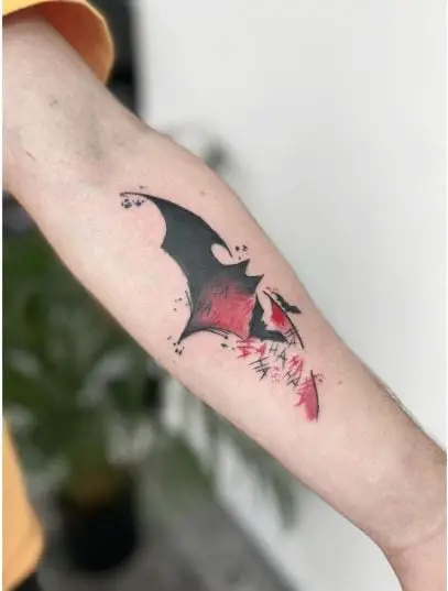 Batman Joker Combo Tattoo