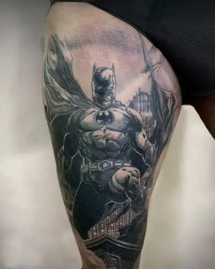 Batman Superhero Artwork For Arms