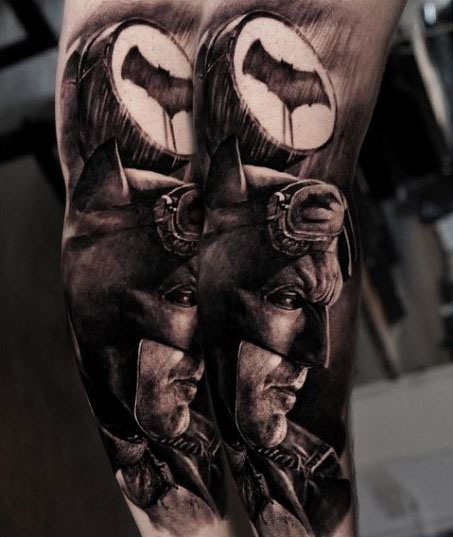 Batman Tattoo Portrait