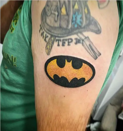 Batman and Hellfish Tattoo