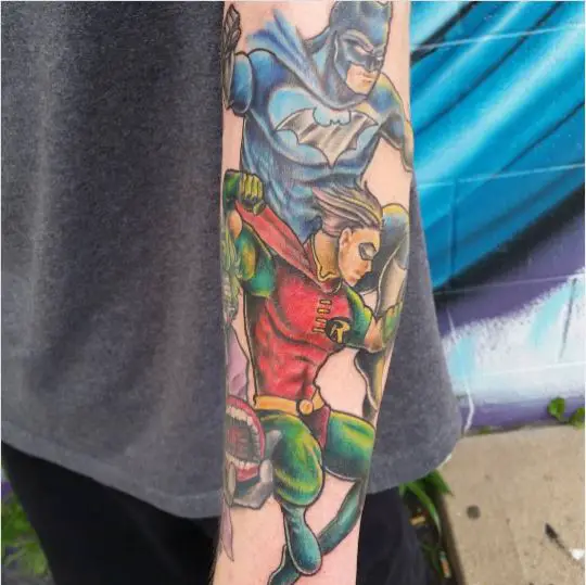 Batman and Robin Inked Tattoo
