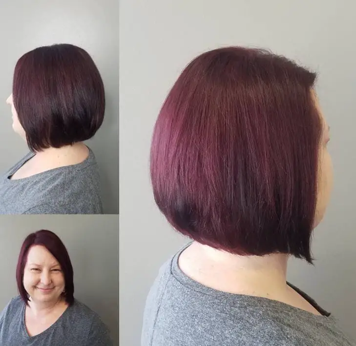 Black Cherry Bob Hair